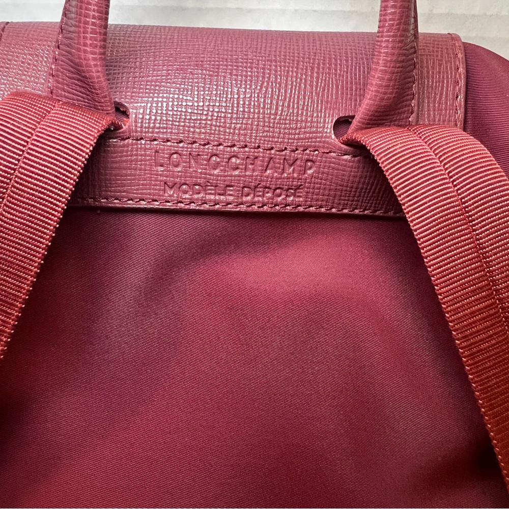 Longchamp Red Backpack - Picture 6 of 10